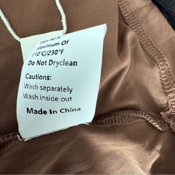 Commense Black Lace Dress Bronze Lining Bustier Straps Small NEW - Picture 12 of 14